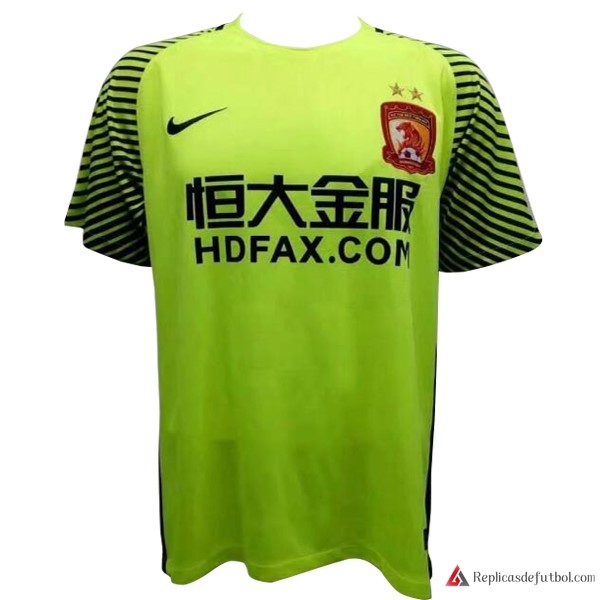 Camiseta Evergrande Portero 2017-2018 Verde